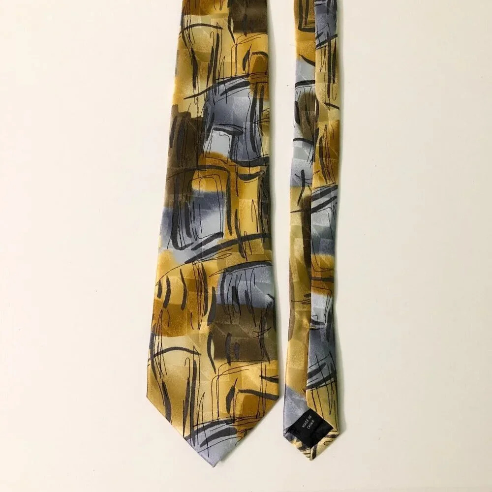 J Garcia Tie Collection Fifty Four Scales Silk Necktie